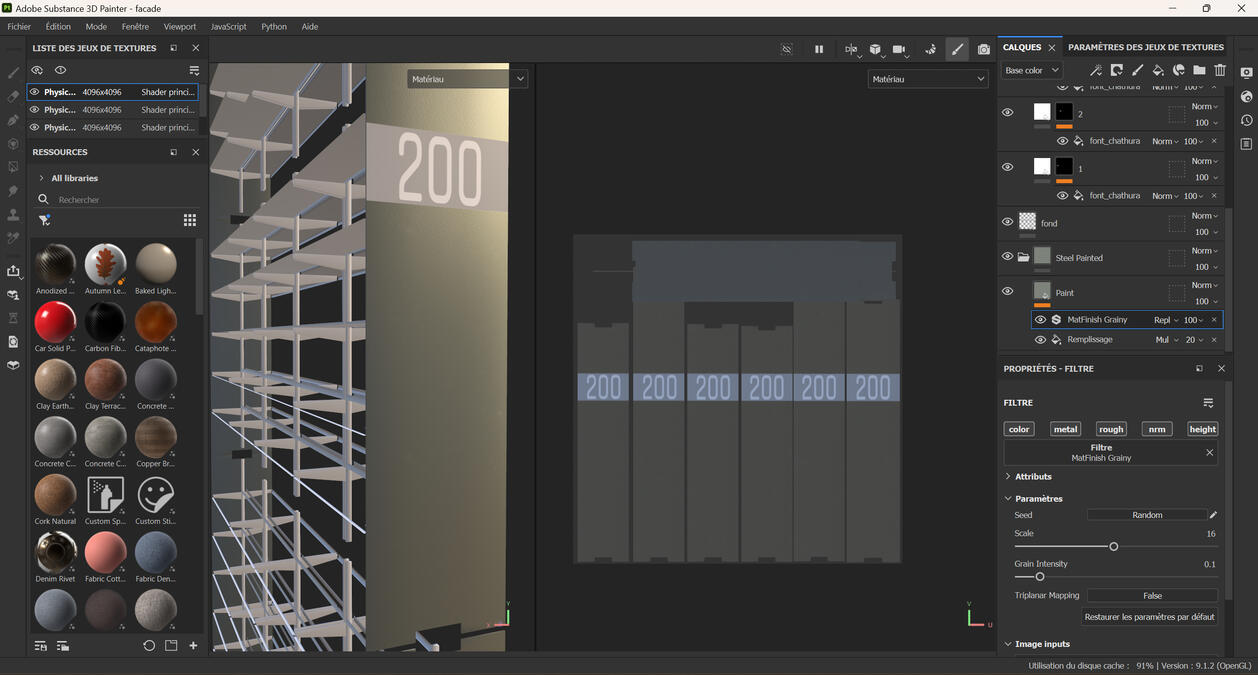 Creat texture on Substance Painter